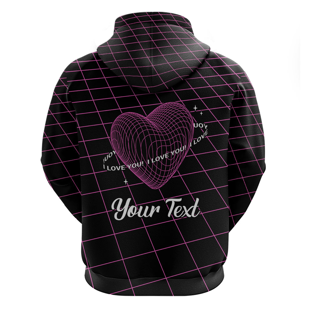 All You Need is Love Valentine Day Hoodie Geometry Wireframe Style LT01