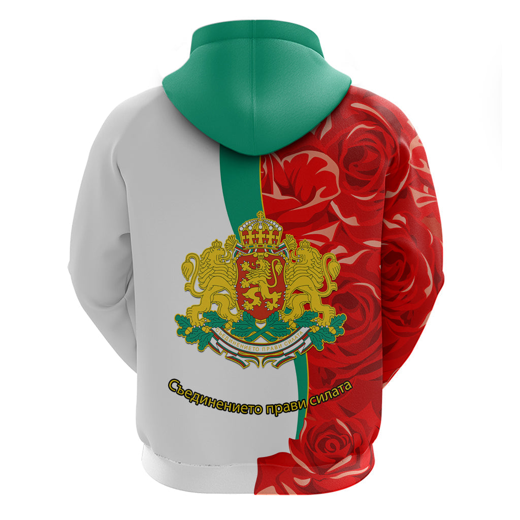 Bulgaria Liberation Day Hoodie Lion With Rose Flag Style LT01