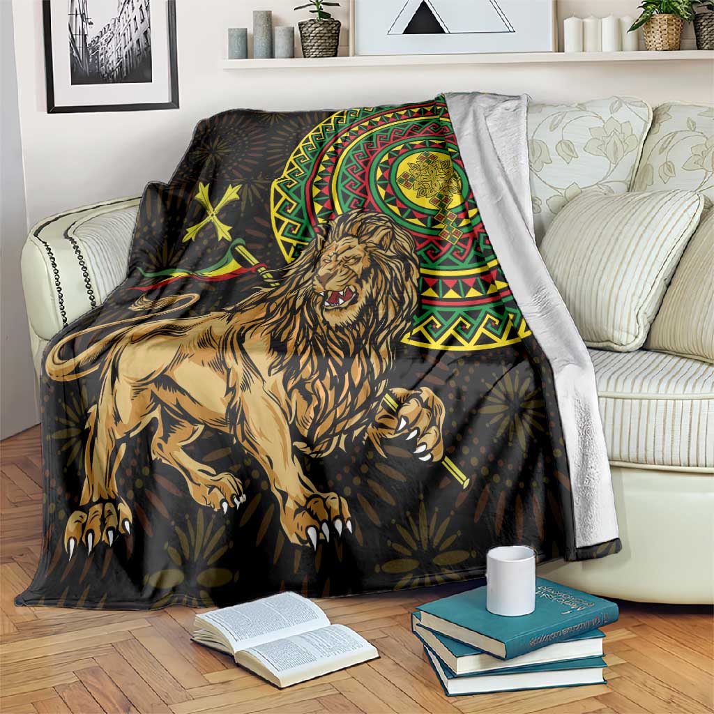 Ethiopia National Day Blanket Lion Of Judah African Pattern LT01