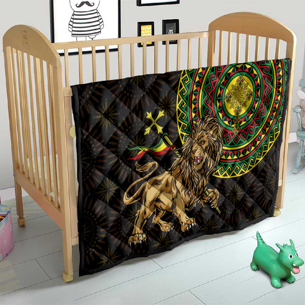 Ethiopia National Day Quilt Lion Of Judah African Pattern LT01