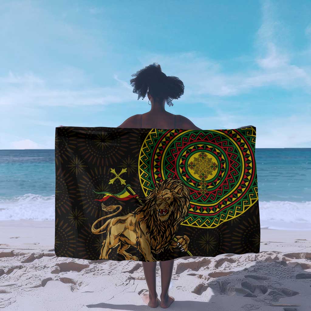 Ethiopia National Day Sarong Lion Of Judah African Pattern LT01