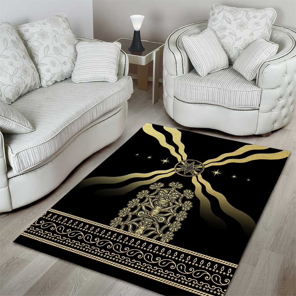 Assyria Empire Area Rug Assyrian Mythological Spirit LT01