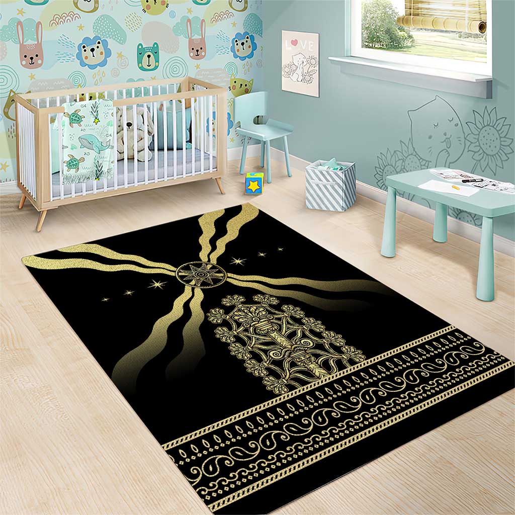 Assyria Empire Area Rug Assyrian Mythological Spirit LT01