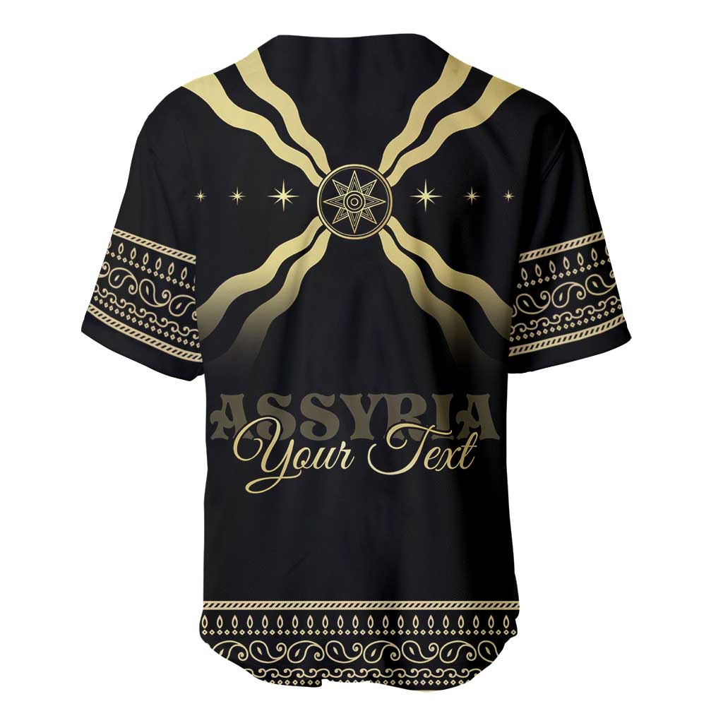 Assyria Empire Baseball Jersey Assyrian Mythological Spirit LT01