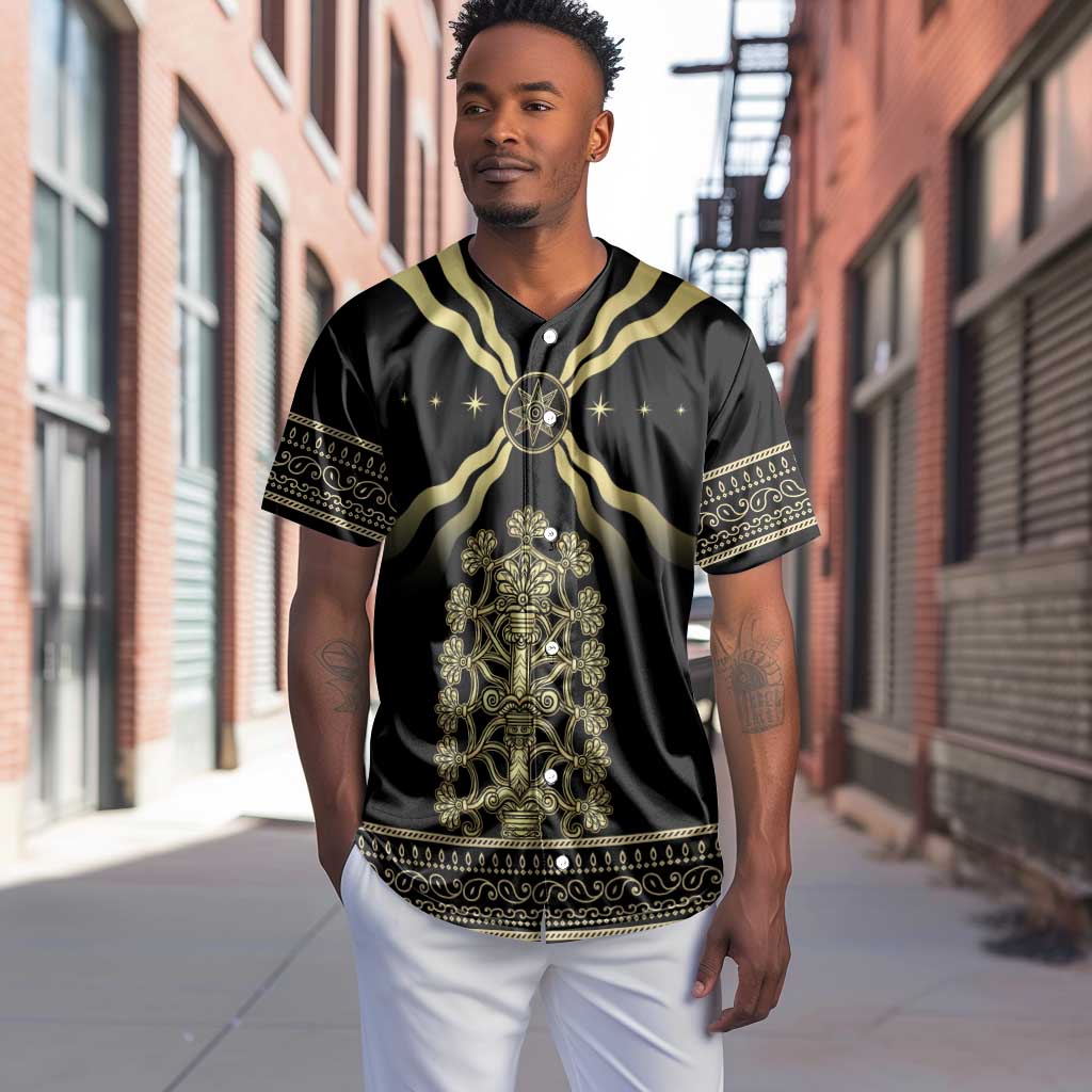 Assyria Empire Baseball Jersey Assyrian Mythological Spirit LT01