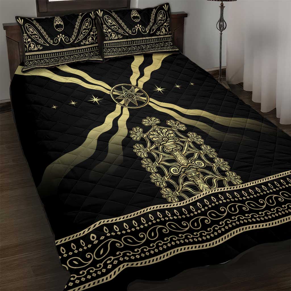 Assyria Empire Quilt Bed Set Assyrian Mythological Spirit LT01