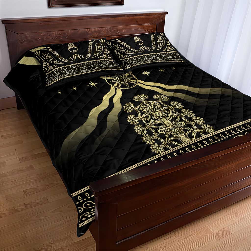 Assyria Empire Quilt Bed Set Assyrian Mythological Spirit LT01