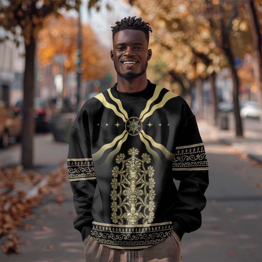 Assyria Empire Sweatshirt Assyrian Mythological Spirit LT01