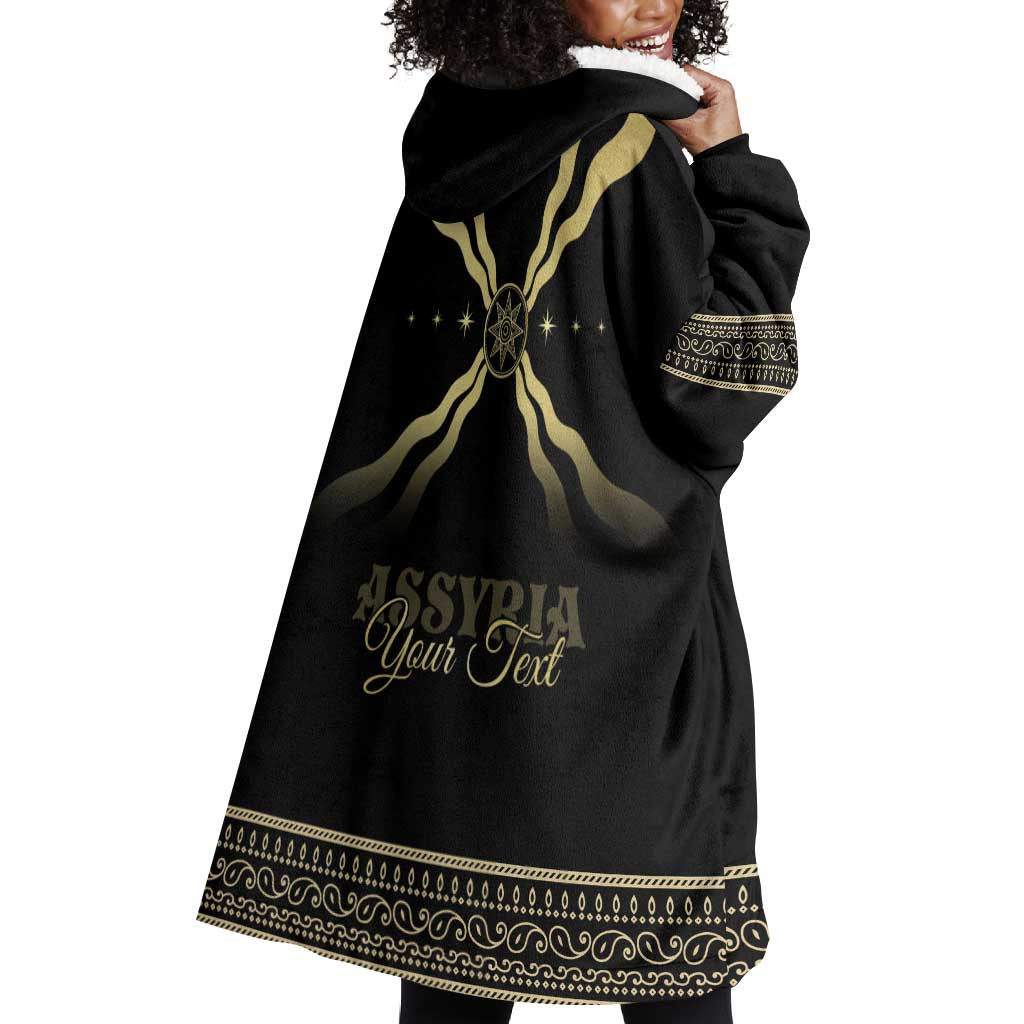 Assyria Empire Wearable Blanket Hoodie Assyrian Mythological Spirit LT01