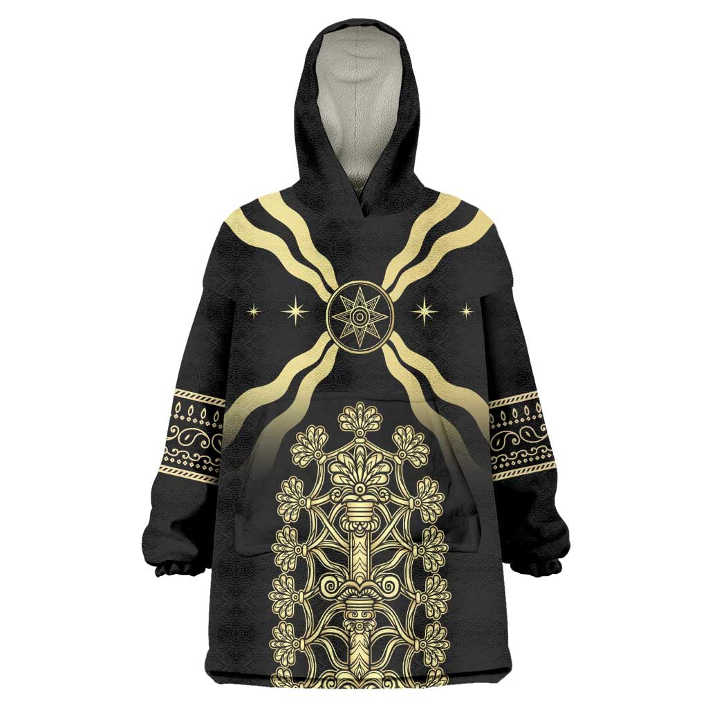Assyria Empire Wearable Blanket Hoodie Assyrian Mythological Spirit LT01