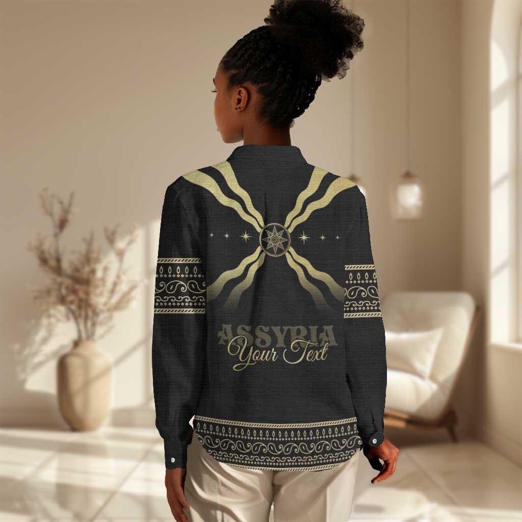 Assyria Empire Women Casual Shirt Assyrian Mythological Spirit LT01
