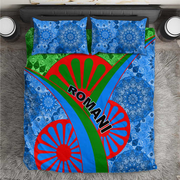International Romani Day 2024 Bedding Set Gypsy Pattern Tribal LT01