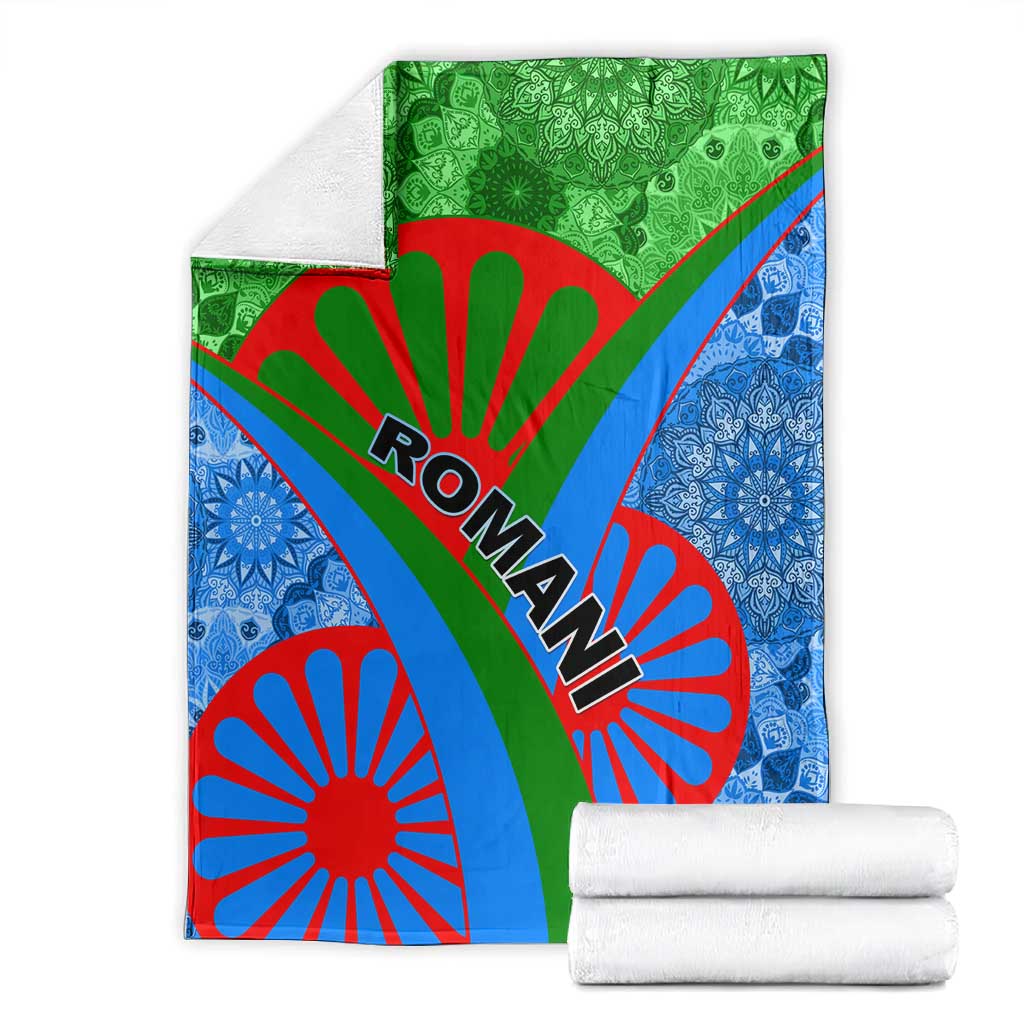 International Romani Day 2024 Blanket Gypsy Pattern Tribal LT01