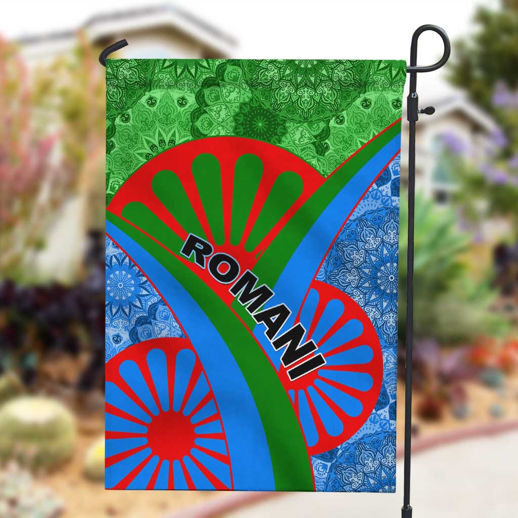 International Romani Day 2024 Garden Flag Gypsy Pattern Tribal LT01