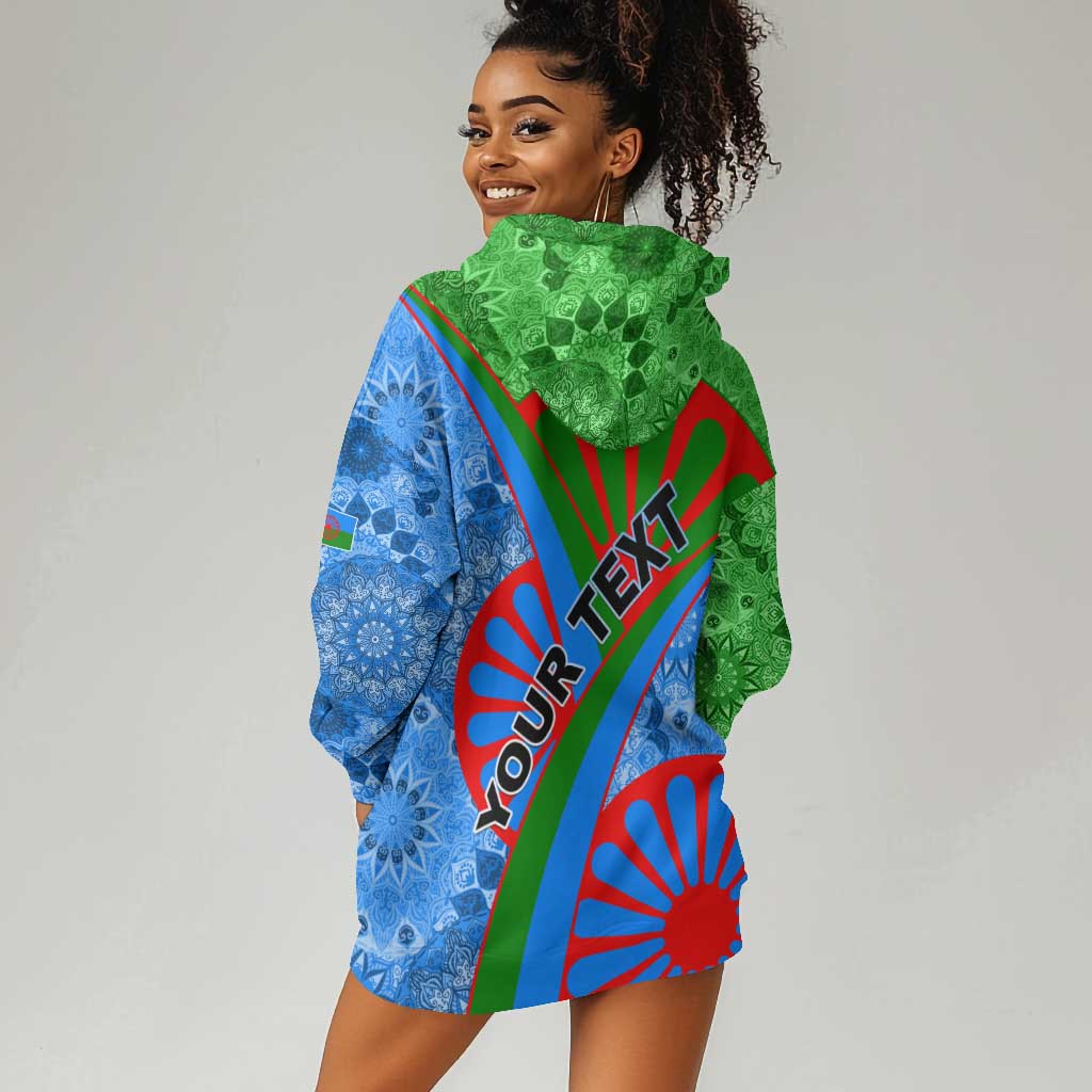 International Romani Day 2024 Hoodie Dress Gypsy Pattern Tribal LT01