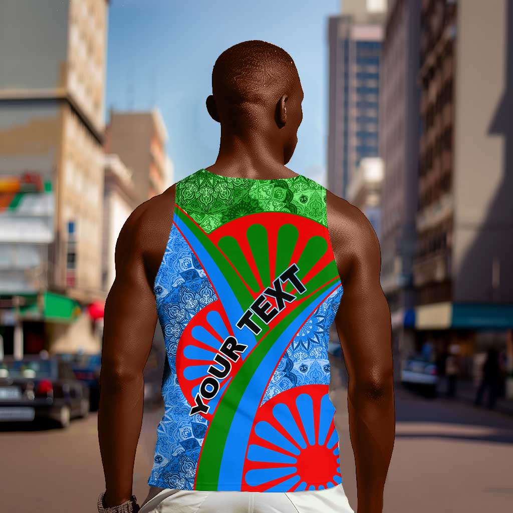 International Romani Day 2024 Men Tank Top Gypsy Pattern Tribal LT01