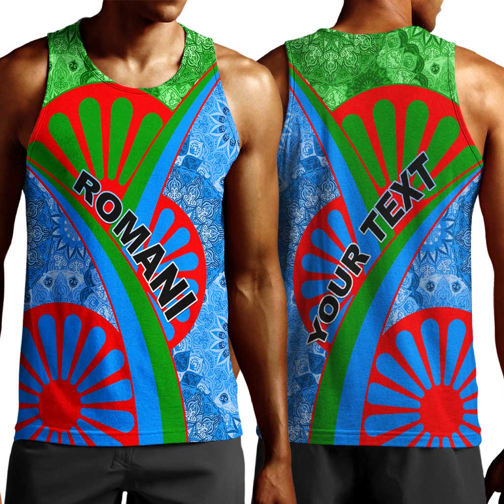 International Romani Day 2024 Men Tank Top Gypsy Pattern Tribal LT01