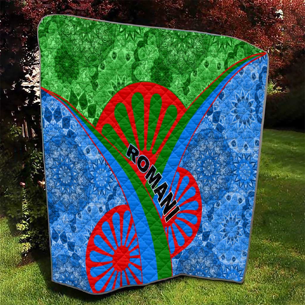 International Romani Day 2024 Quilt Gypsy Pattern Tribal LT01