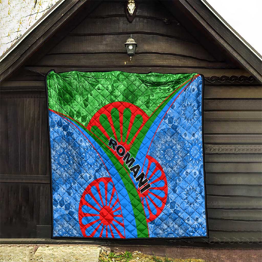 International Romani Day 2024 Quilt Gypsy Pattern Tribal LT01