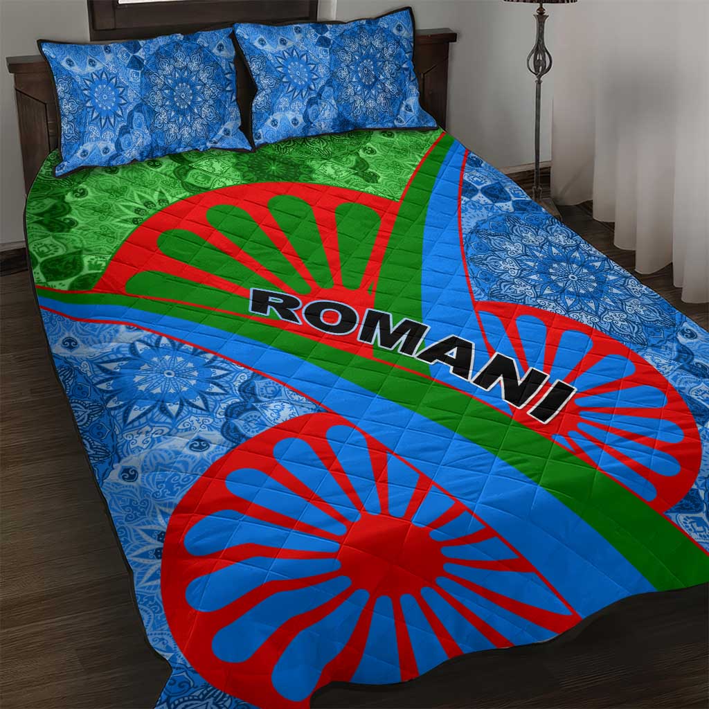 International Romani Day 2024 Quilt Bed Set Gypsy Pattern Tribal LT01