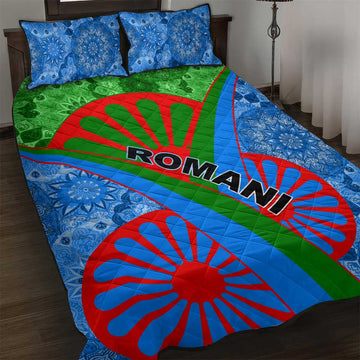 International Romani Day 2024 Quilt Bed Set Gypsy Pattern Tribal LT01