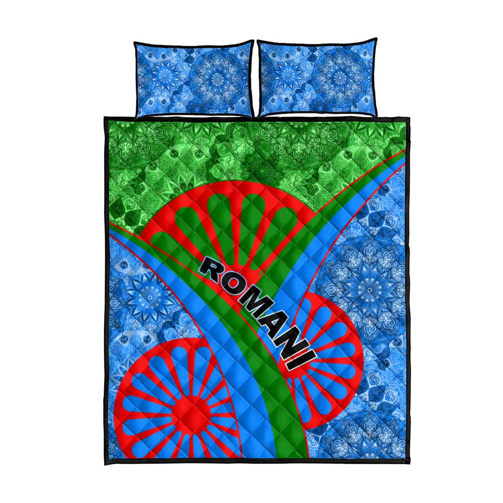 International Romani Day 2024 Quilt Bed Set Gypsy Pattern Tribal LT01