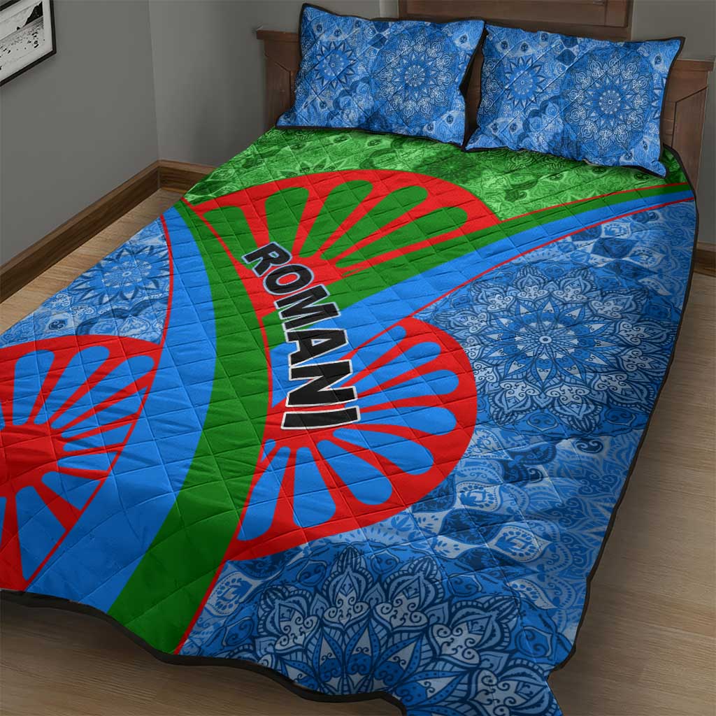 International Romani Day 2024 Quilt Bed Set Gypsy Pattern Tribal LT01