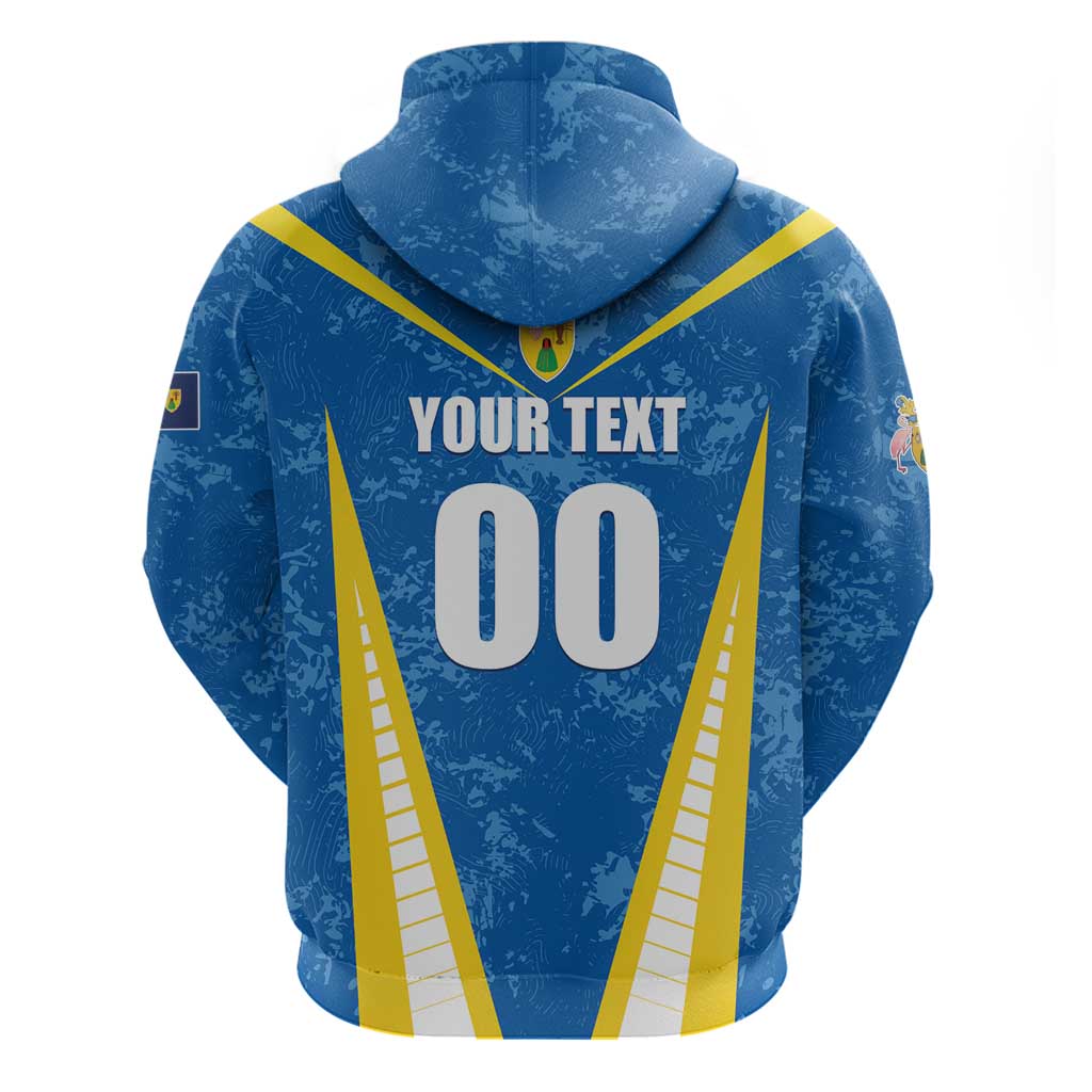 Custom Turks and Caicos Islands Football Hoodie Team TCI Go Champions LT01