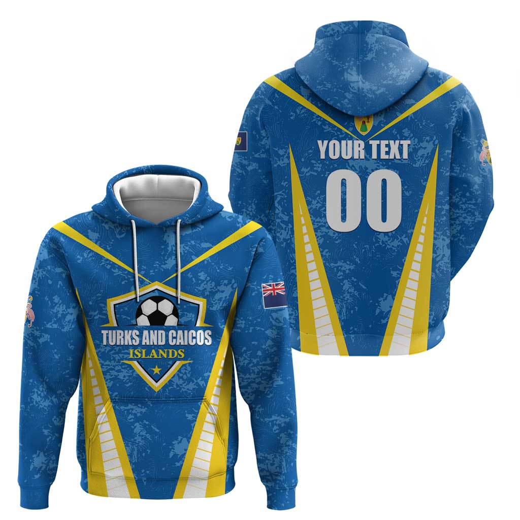 Custom Turks and Caicos Islands Football Hoodie Team TCI Go Champions LT01