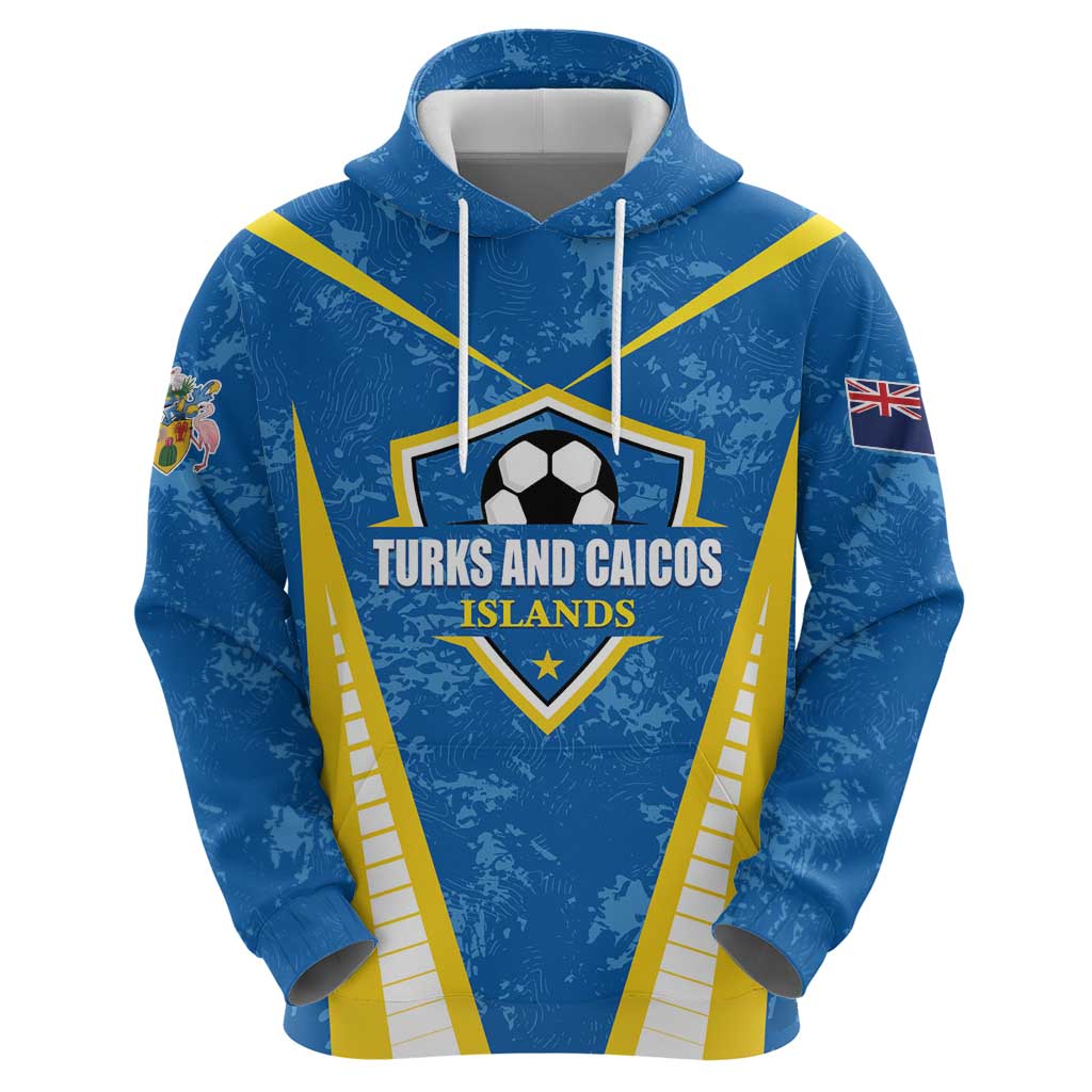 Custom Turks and Caicos Islands Football Hoodie Team TCI Go Champions LT01