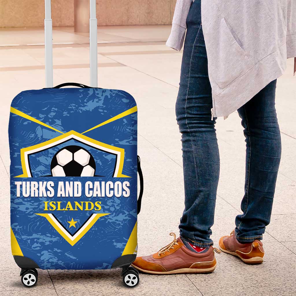 Turks and Caicos Islands Football Luggage Cover Team TCI Go Champions LT01