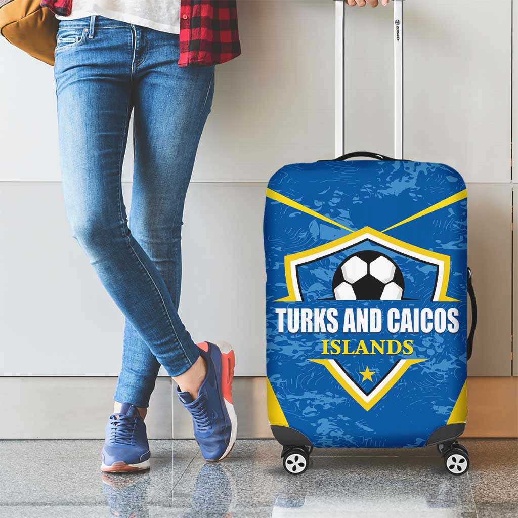 Turks and Caicos Islands Football Luggage Cover Team TCI Go Champions LT01