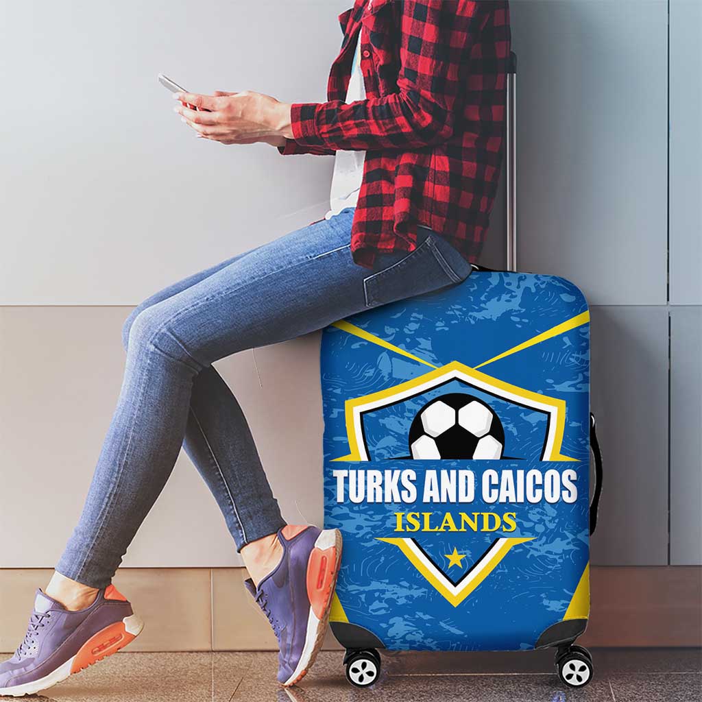 Turks and Caicos Islands Football Luggage Cover Team TCI Go Champions LT01