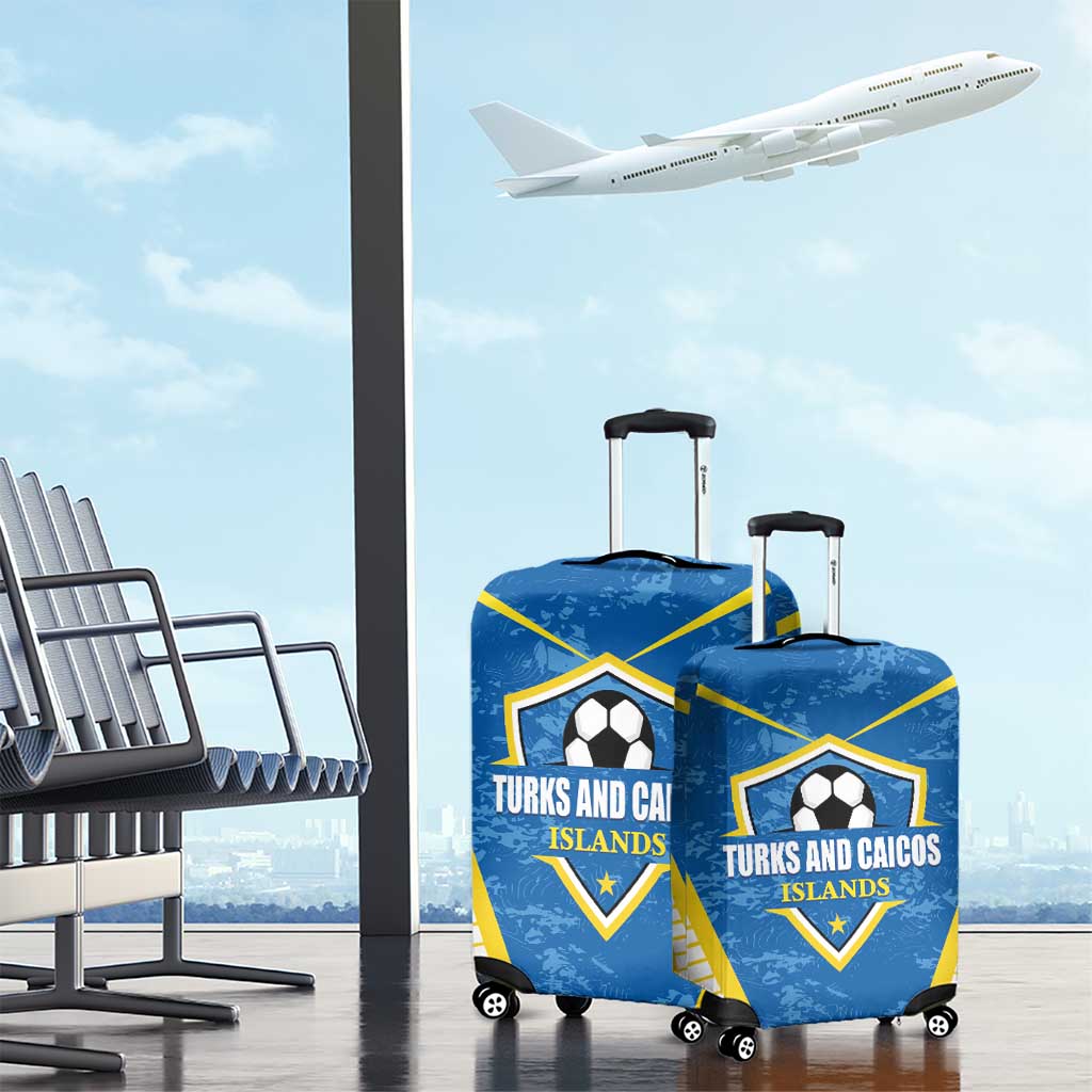Turks and Caicos Islands Football Luggage Cover Team TCI Go Champions LT01