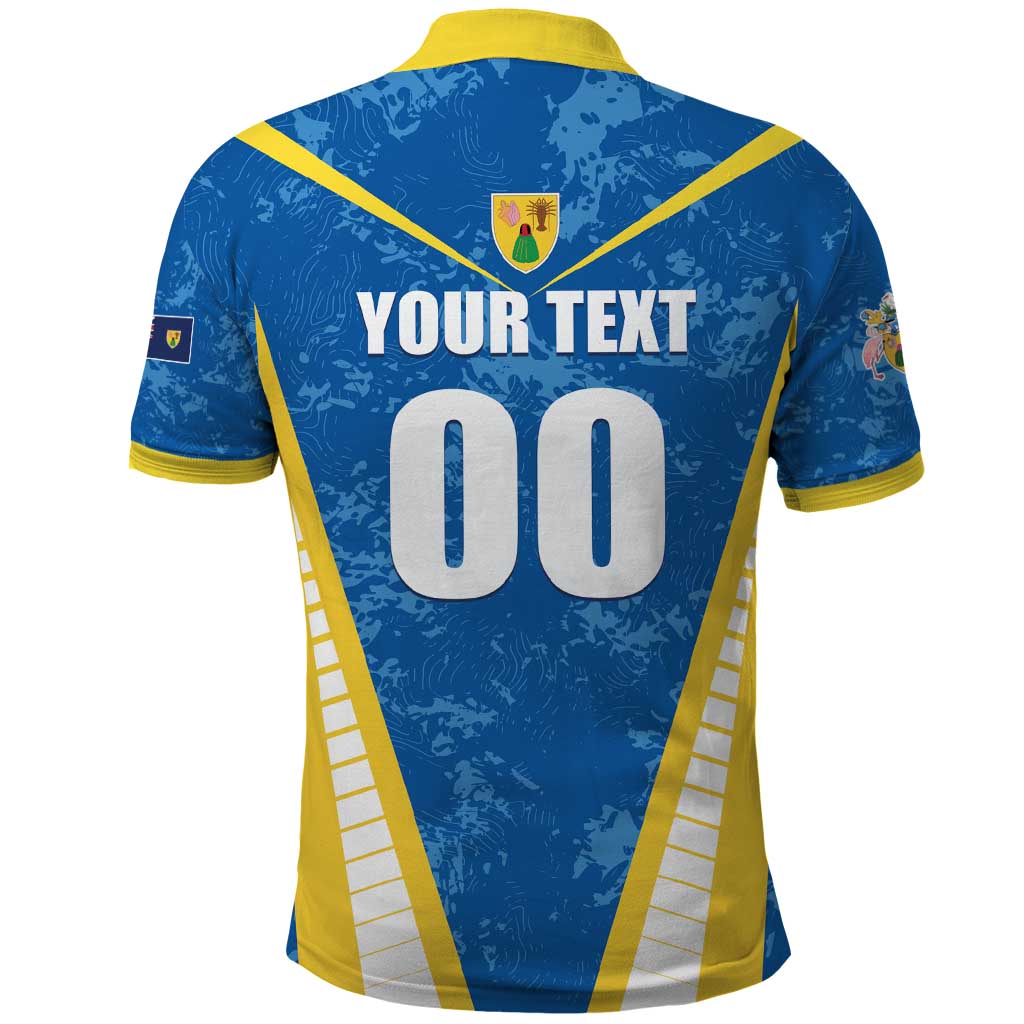 Custom Turks and Caicos Islands Football Polo Shirt Team TCI Go Champions LT01