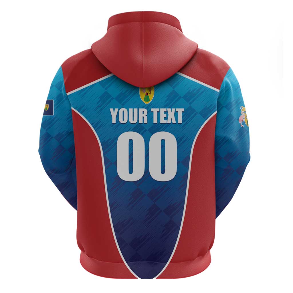 Custom Turks and Caicos Islands Rugby Hoodie TCI Team Come On LT01