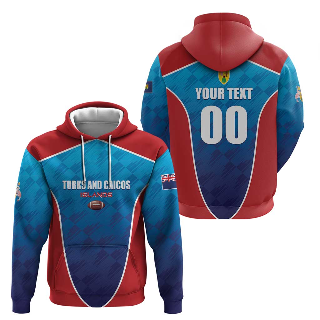Custom Turks and Caicos Islands Rugby Hoodie TCI Team Come On LT01