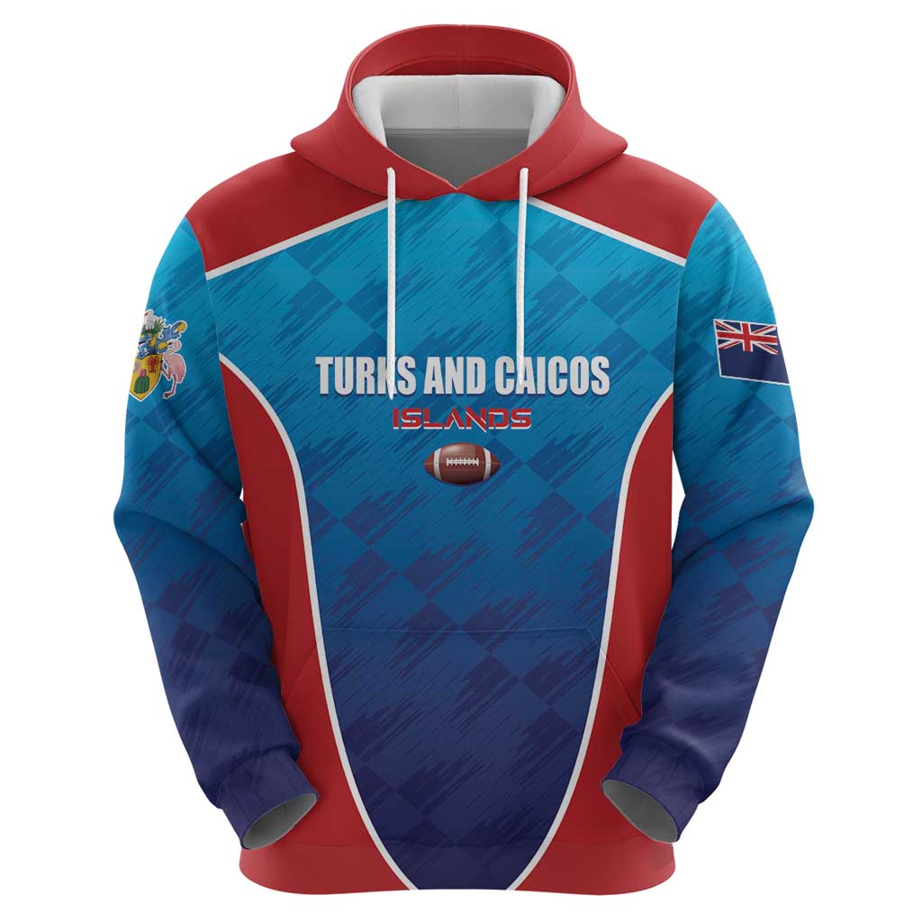 Custom Turks and Caicos Islands Rugby Hoodie TCI Team Come On LT01