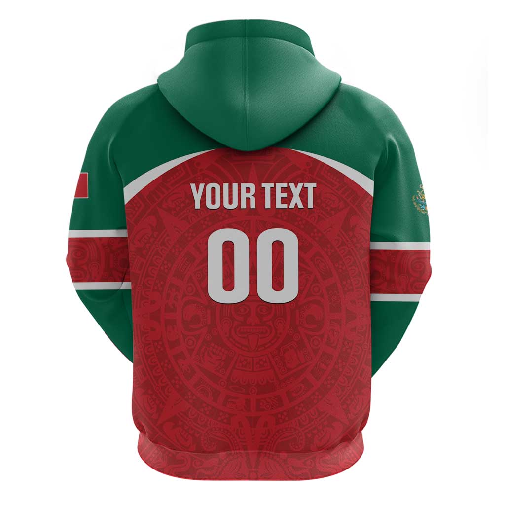 Custom Baseball Mexico Diablos Rojos Hoodie Red Devils Aztec Pattern LT01