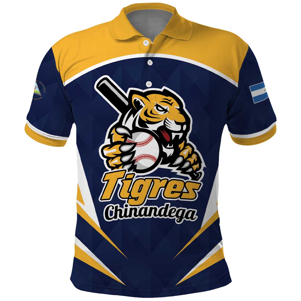 Custom Baseball Tigres Chinandega Polo Shirt Go Nicaragua Boys LT01