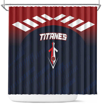 Baseball Titanes Florida Shower Curtain Puerto Rico Boys Come On LT01