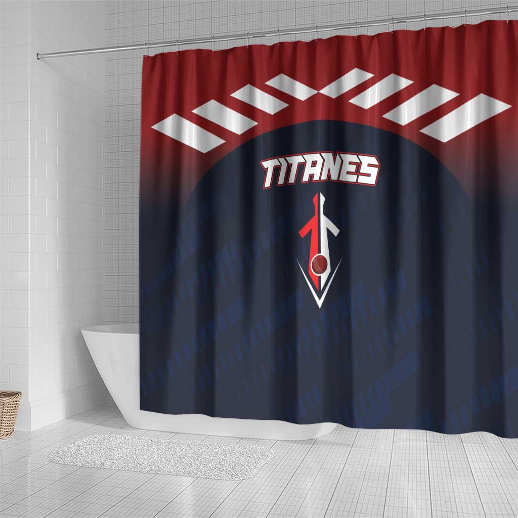 Baseball Titanes Florida Shower Curtain Puerto Rico Boys Come On LT01