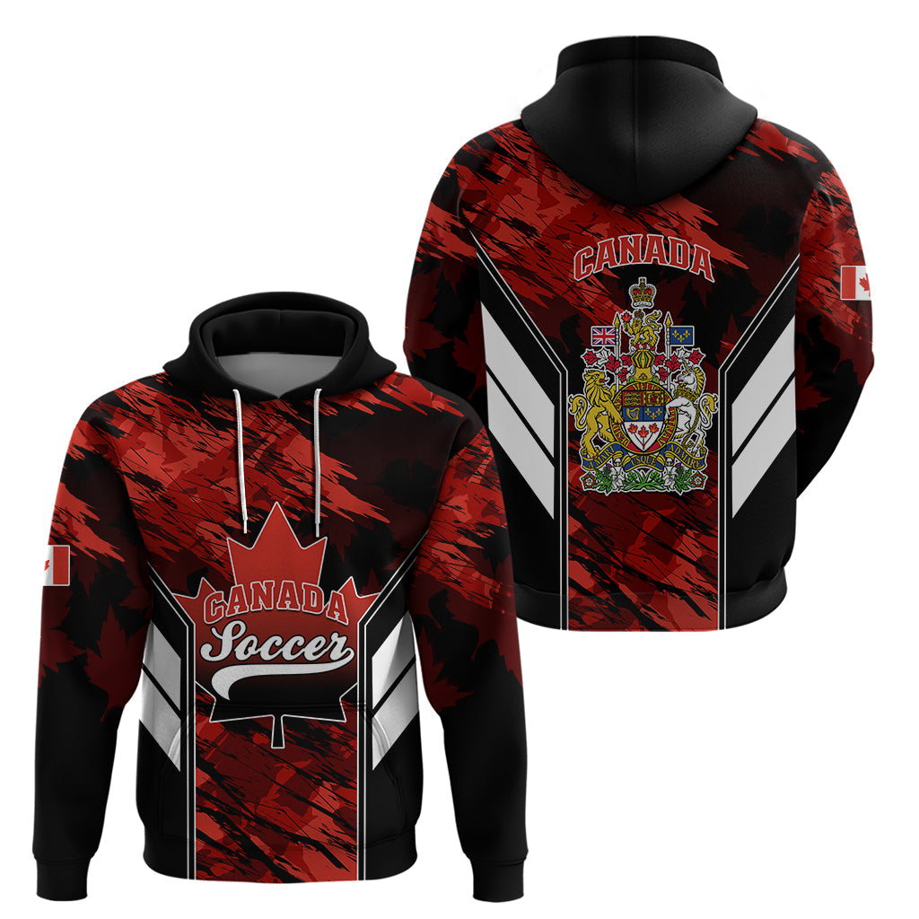 Canada Soccer Hoodie Canadian Maple Sporty Style LT01