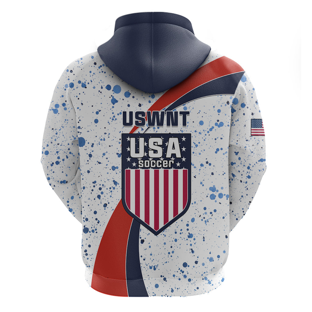 United States Soccer Hoodie USA Coat Of Arms Sporty Style LT01
