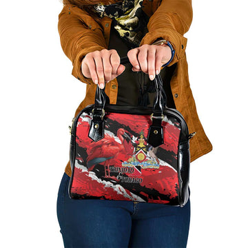Trinidad And Tobago Scarlet Ibis Shoulder Handbag Special Stylized LT01
