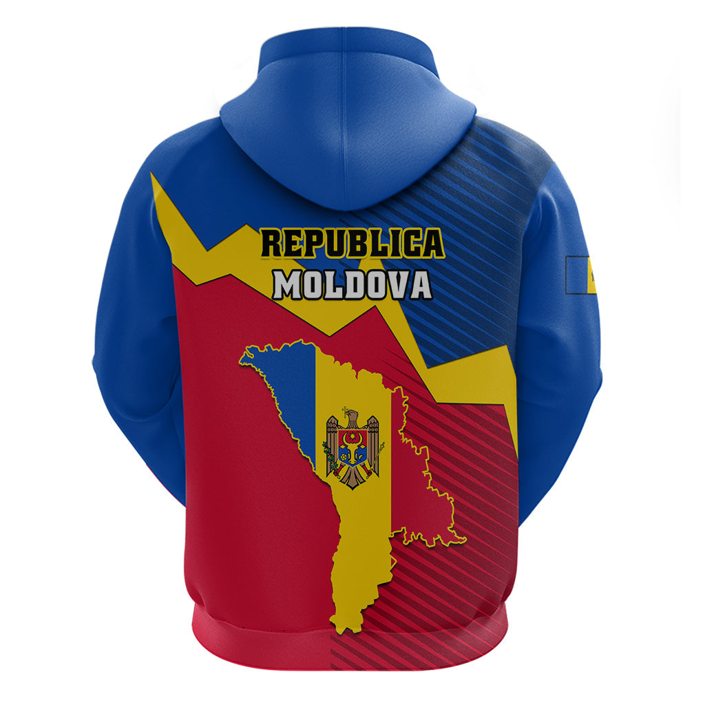 Moldova Independence Day Hoodie Coat of Arms Special Version LT01