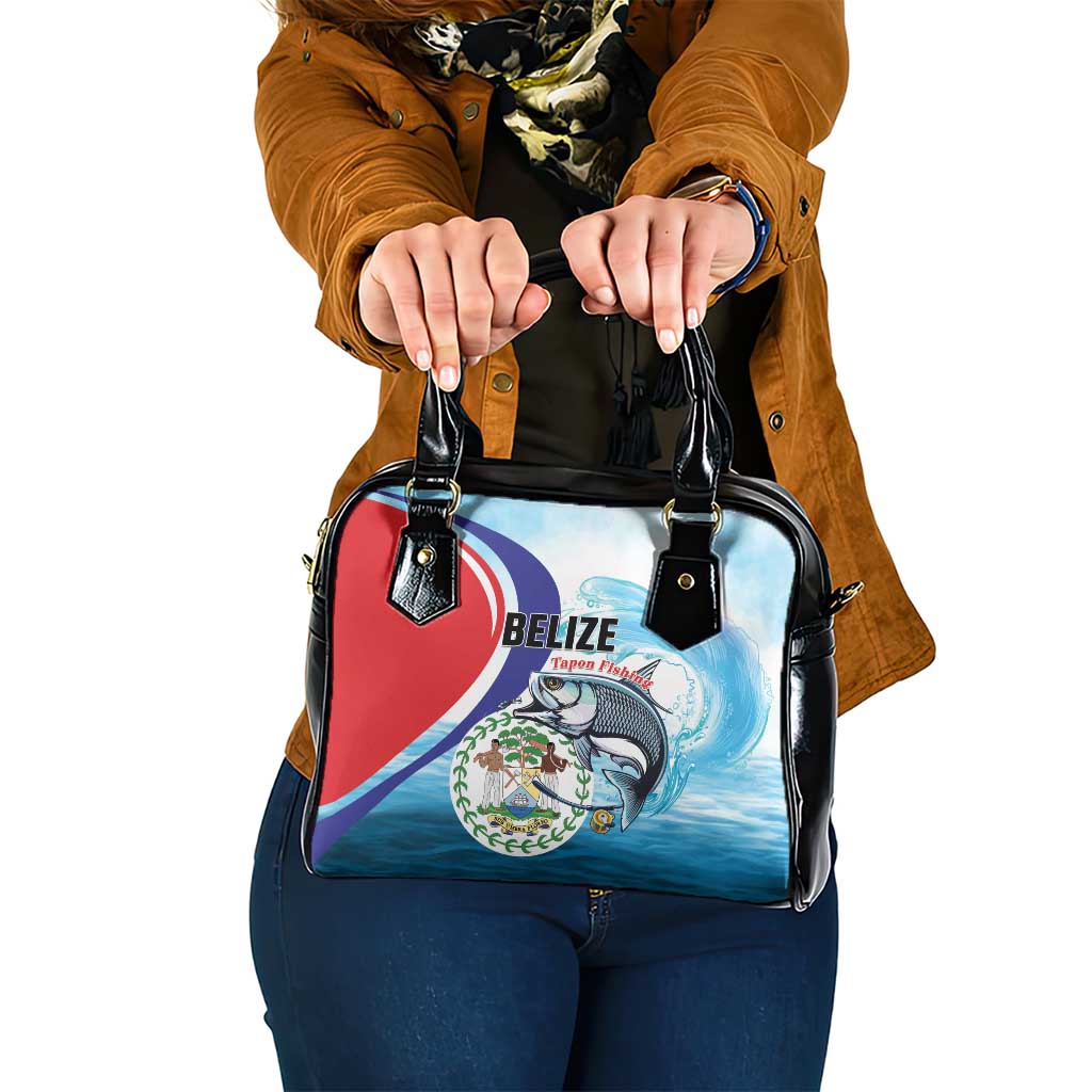 Belize Tarpon Fishing Shoulder Handbag Belize Where the Silver King Reigns LT01