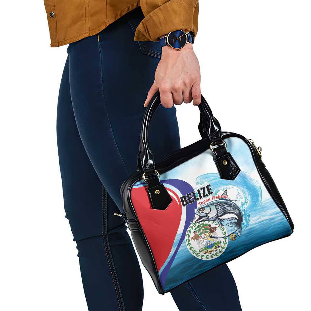 Belize Tarpon Fishing Shoulder Handbag Belize Where the Silver King Reigns LT01