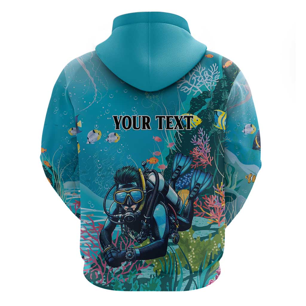 Personalized Scuba Diving Hoodie Explore The Depths Discover Yourself LT01