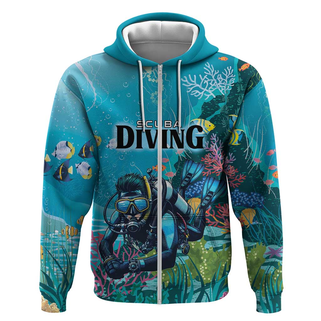 Personalized Scuba Diving Hoodie Explore The Depths Discover Yourself LT01